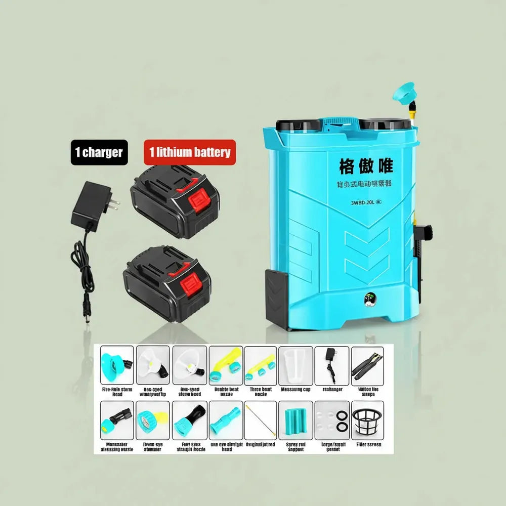 Pulvérisateur électrique haute pression OWJHE 20L, pulvérisateur à dos entièrement automatique, batt