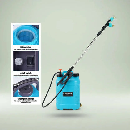 Pulvérisateur électrique 10L grande capacité, adapté aux jardins, pelouses et irrigation, pulvérisat