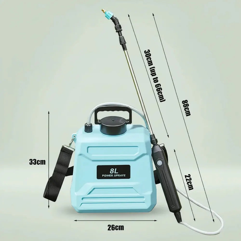 Pulvérisateur électrique OWJHE 8L, pulvérisateur agricole portable pour la maison, pulvérisateur de 