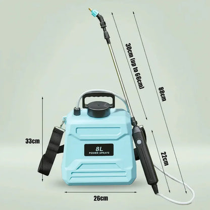 Pulvérisateur électrique OWJHE 8L, pulvérisateur agricole portable pour la maison, pulvérisateur de 