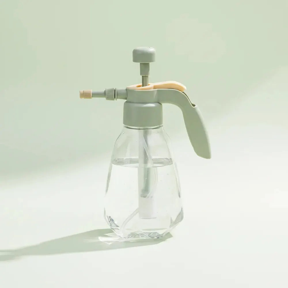Pulvérisateur de fleurs, boîte d'eau à pression de 1,5 l, bouteille d'eau transparente de grande cap