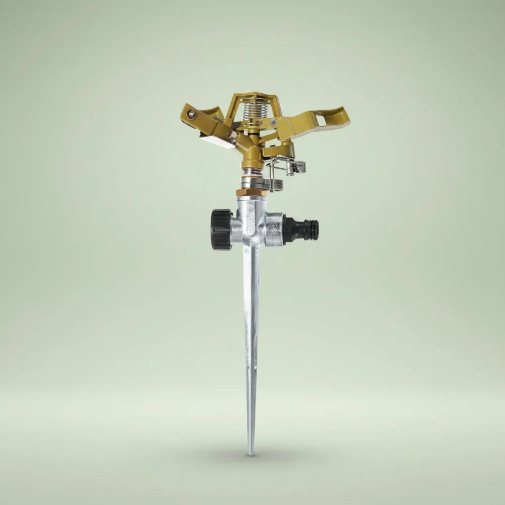 Arroseur métallique professionnel pour jardin, buse d'eau rotative réglable à 360 degrés, pulvérisat