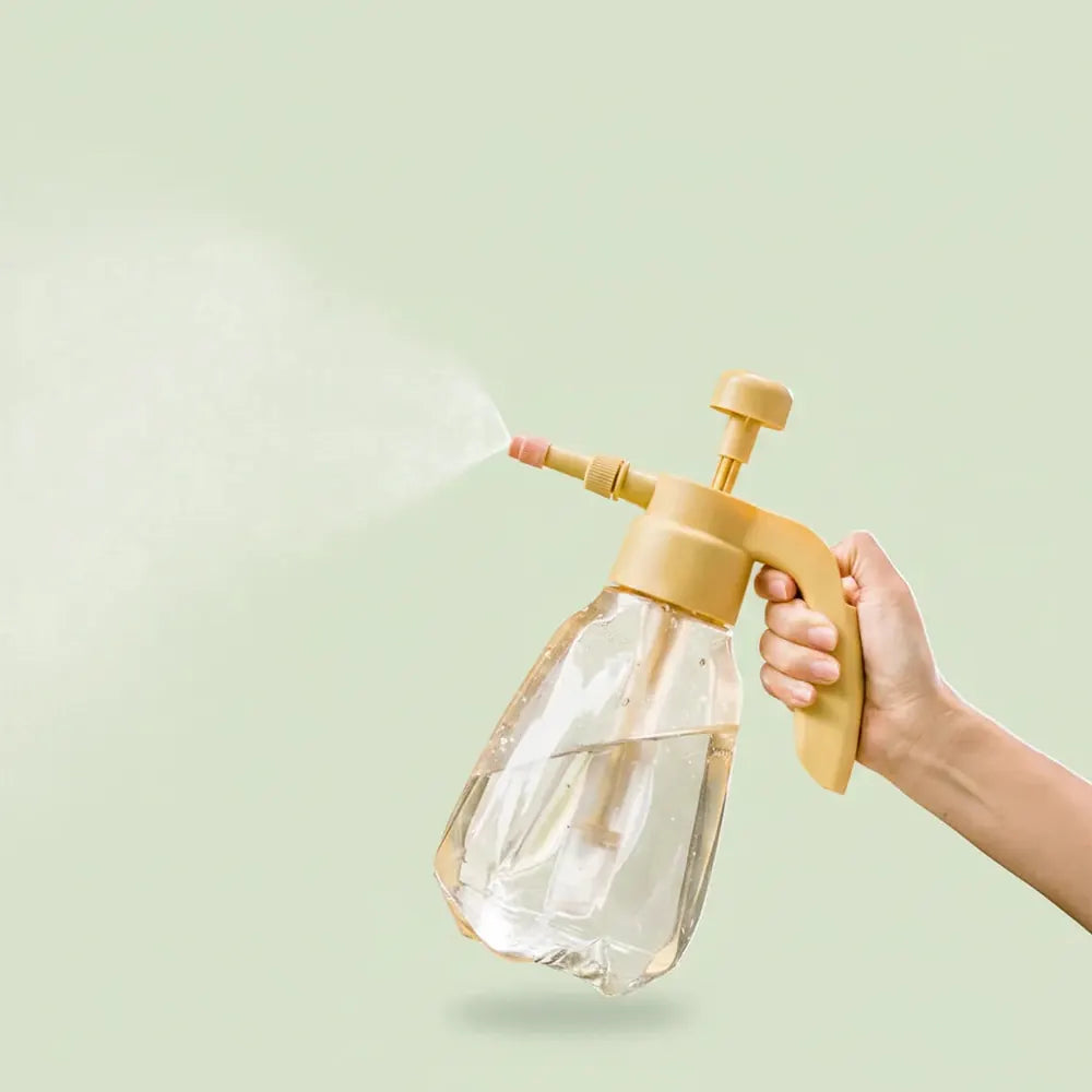Pulvérisateur de fleurs, boîte d'eau à pression de 1,5 l, bouteille d'eau transparente de grande cap