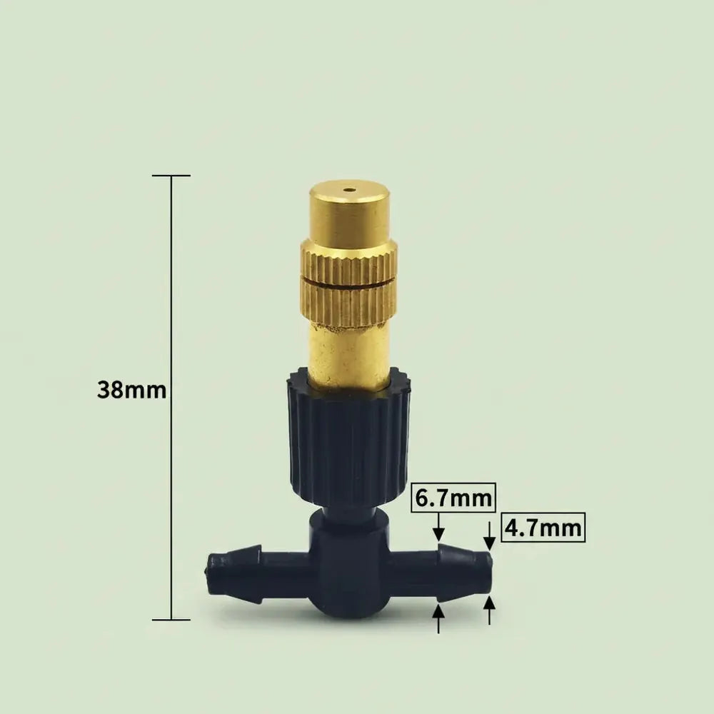 15-250 pièces de buses en laiton pour micro-irrigation et brumisation, pièces de pulvérisation de ja