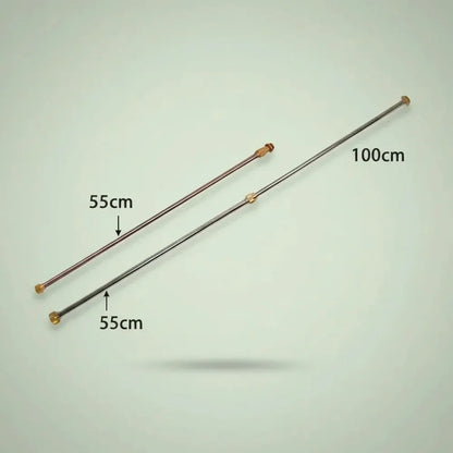 Tige de pulvérisation télescopique en acier inoxydable, Joint en cuivre de 0.5 à 1m pour pulvérisate