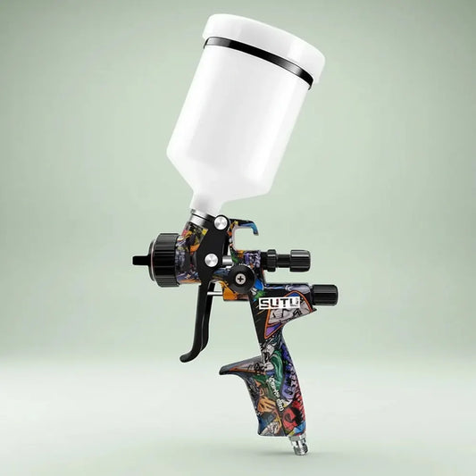 Sutu 5800 pistolet de pulvérisation pneumatique 1.3mm buse de pulvérisation en acier inoxydable Pot 