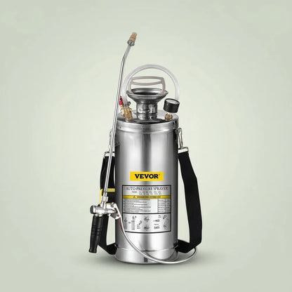 VEVOR 4-12L Pulvérisateur Manuel INOX Jardin Brumisateur Plante Jardinage Domestique Nettoyage Sol p