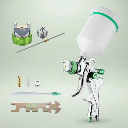 HVLP-Pistolet de Pulvérisation Professionnel, avec Buse en Acier, par Gravité, Portable, pour Peintu