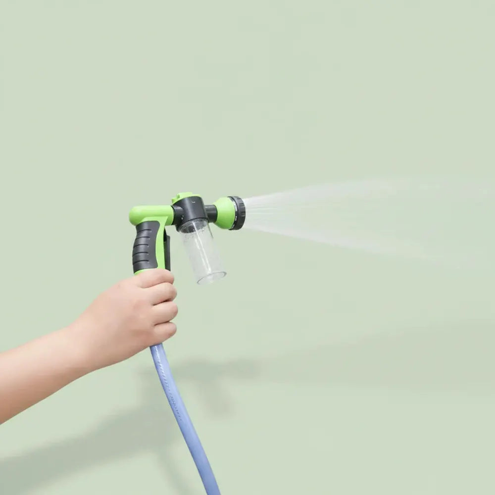 Pistolet de lavage haute pression 8-en-1 avec mousse, buse de tuyau réglable, outil multifonctionnel