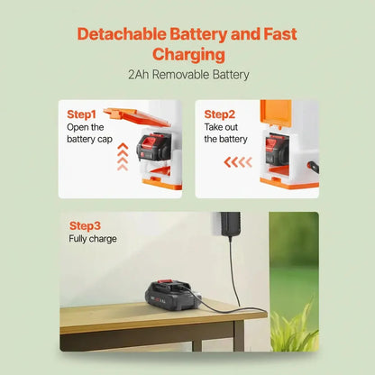Pulvérisateur à dos électrique SucceBuy, puissant, réglable de 0 à 90 PSI, portable, pour désherbage