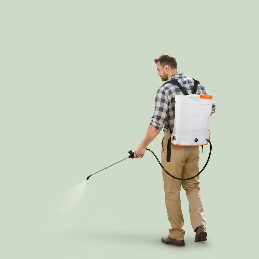 Pulvérisateur à dos électrique SucceBuy, puissant, réglable de 0 à 90 PSI, portable, pour désherbage