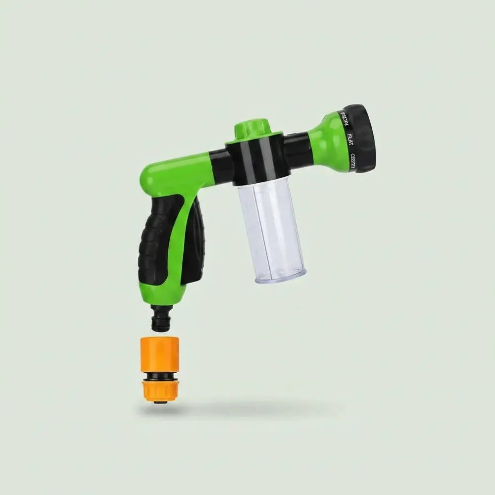Pistolet de lavage haute pression 8-en-1 avec mousse, buse de tuyau réglable, outil multifonctionnel