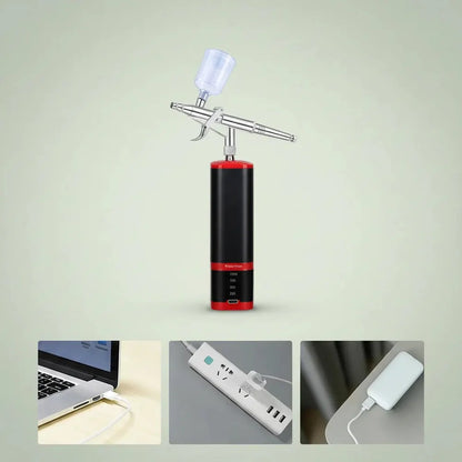 Mini aérographe professionnel Portable avec Kit de compresseur, décoration de gâteaux, tatouages tem