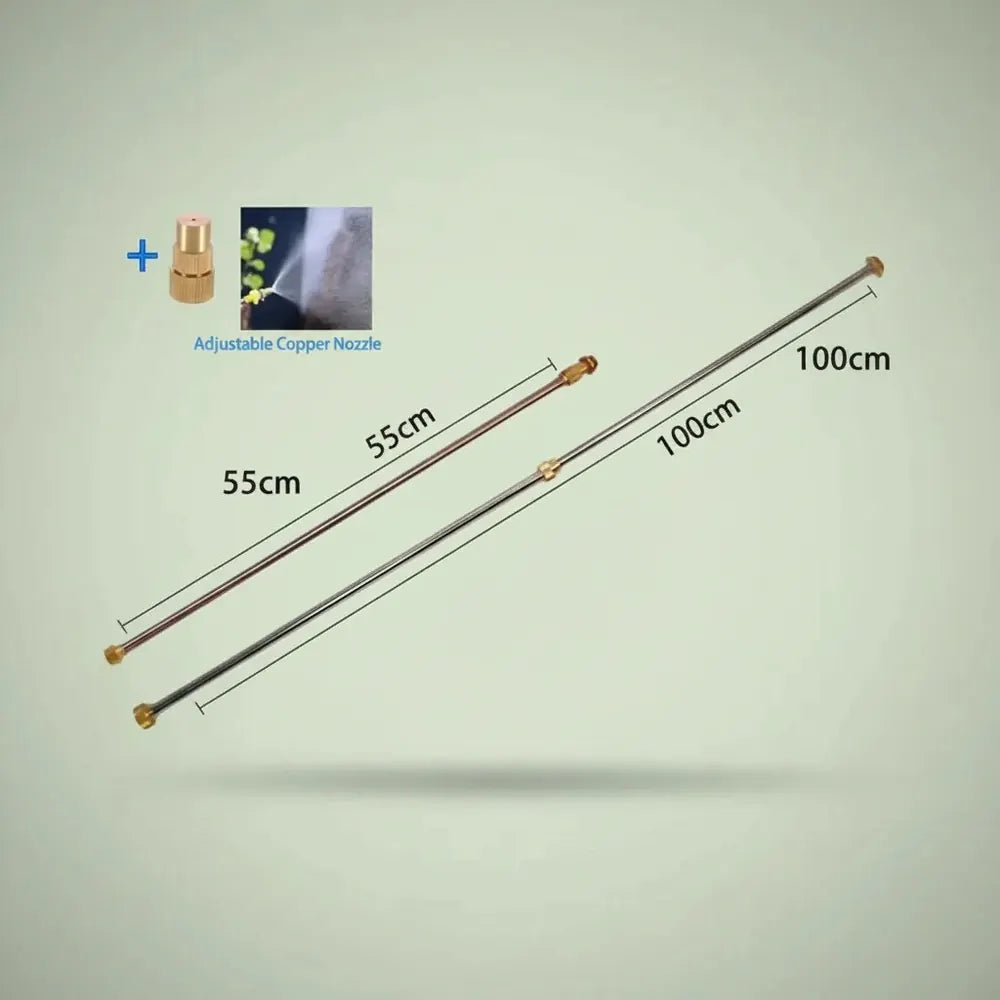 Tige de pulvérisation télescopique en acier inoxydable, Joint en cuivre de 0.5 à 1m pour pulvérisate