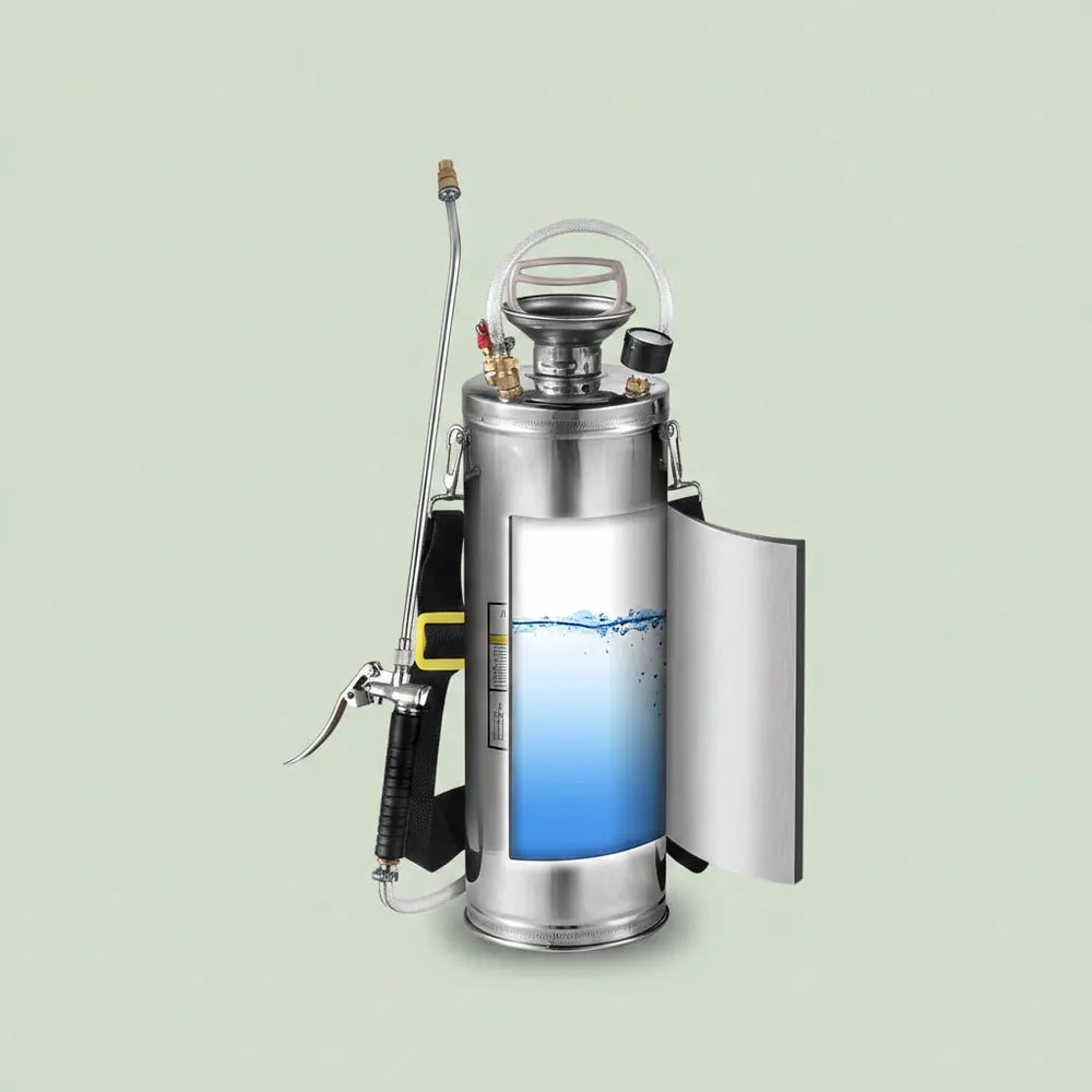 VEVOR 4-12L Pulvérisateur Manuel INOX Jardin Brumisateur Plante Jardinage Domestique Nettoyage Sol p
