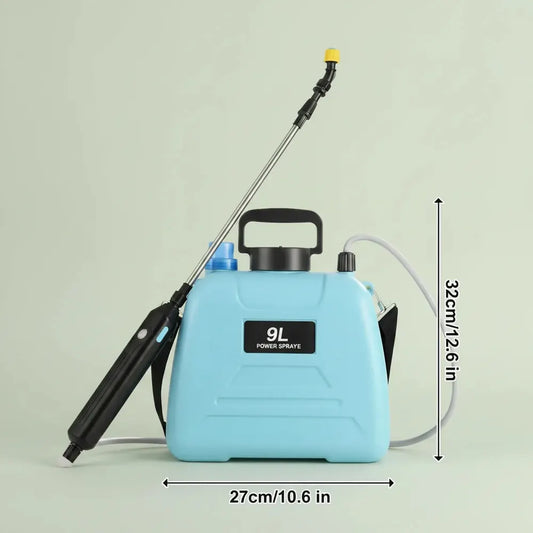 Pulvérisateur à pression 9L, 3 vitesses de pulvérisation, pulvérisateur électrique pour plantes avec