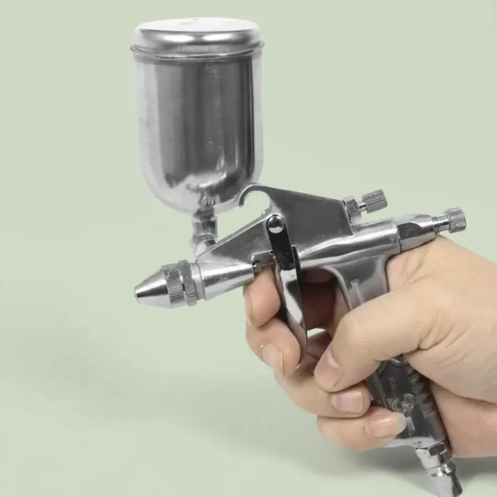 Mini pistolet de pulvérisation pneumatique, 125ml, 0.5mm, pour la réparation de la peinture des surf