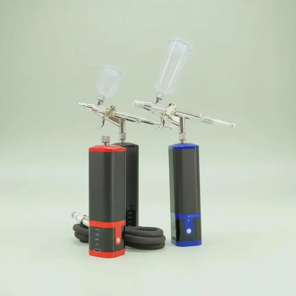 Mini aérographe professionnel Portable avec Kit de compresseur, décoration de gâteaux, tatouages tem