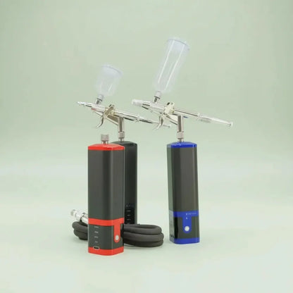 Mini aérographe professionnel Portable avec Kit de compresseur, décoration de gâteaux, tatouages tem
