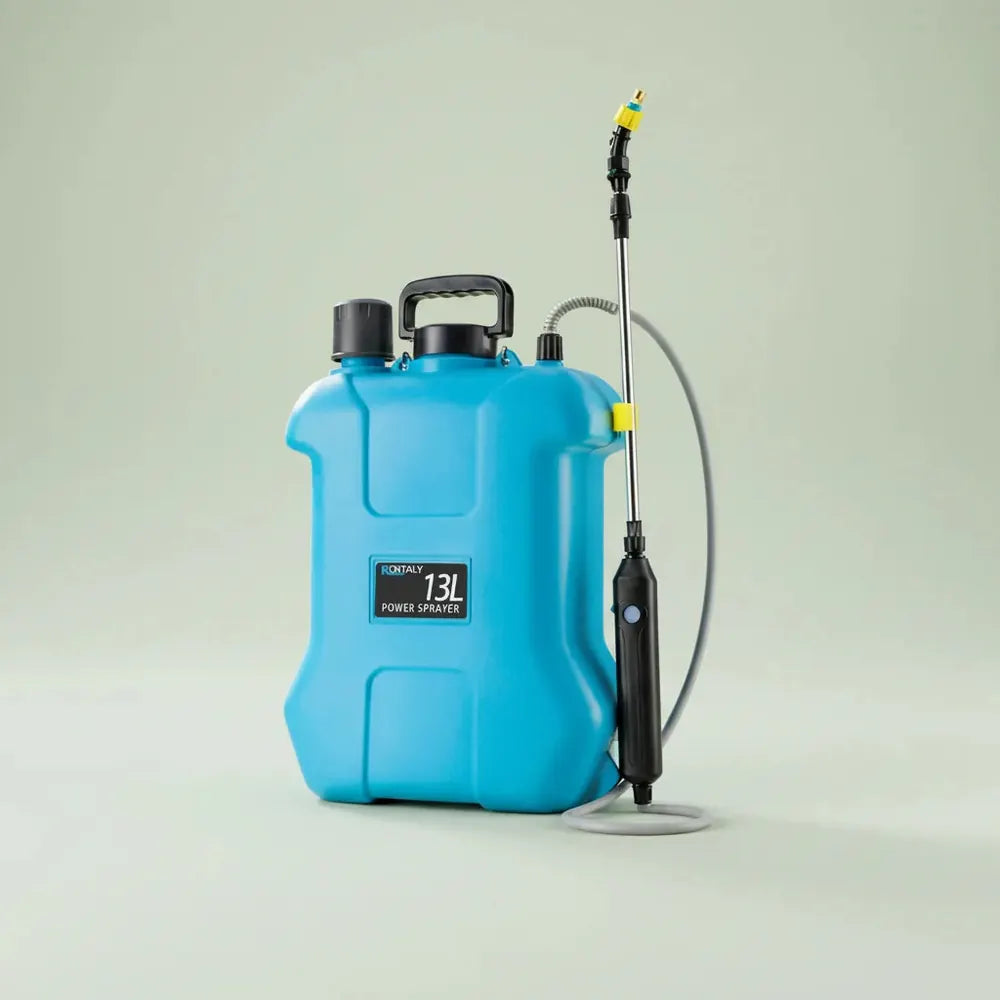 Pulvérisateur à dos électrique 13L, pulvérisateur de jardin alimenté par batterie rechargeable avec 
