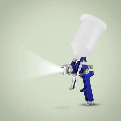 Pistolet de peinture HVLP avec régulateur de pression d'air et valve de contrôle du débit, gobelet e