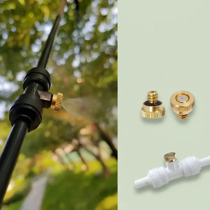 Pulvérisateur d'eau nébuliseur extérieur, atomiseur pour lit de jardin, Patio, terrasse, système de 