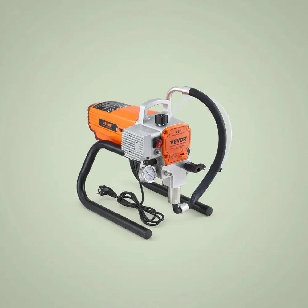 SucceBuy 1500/1800W pulvérisateur de peinture murale sans air Kit de pistolet pulvérisateur électriq