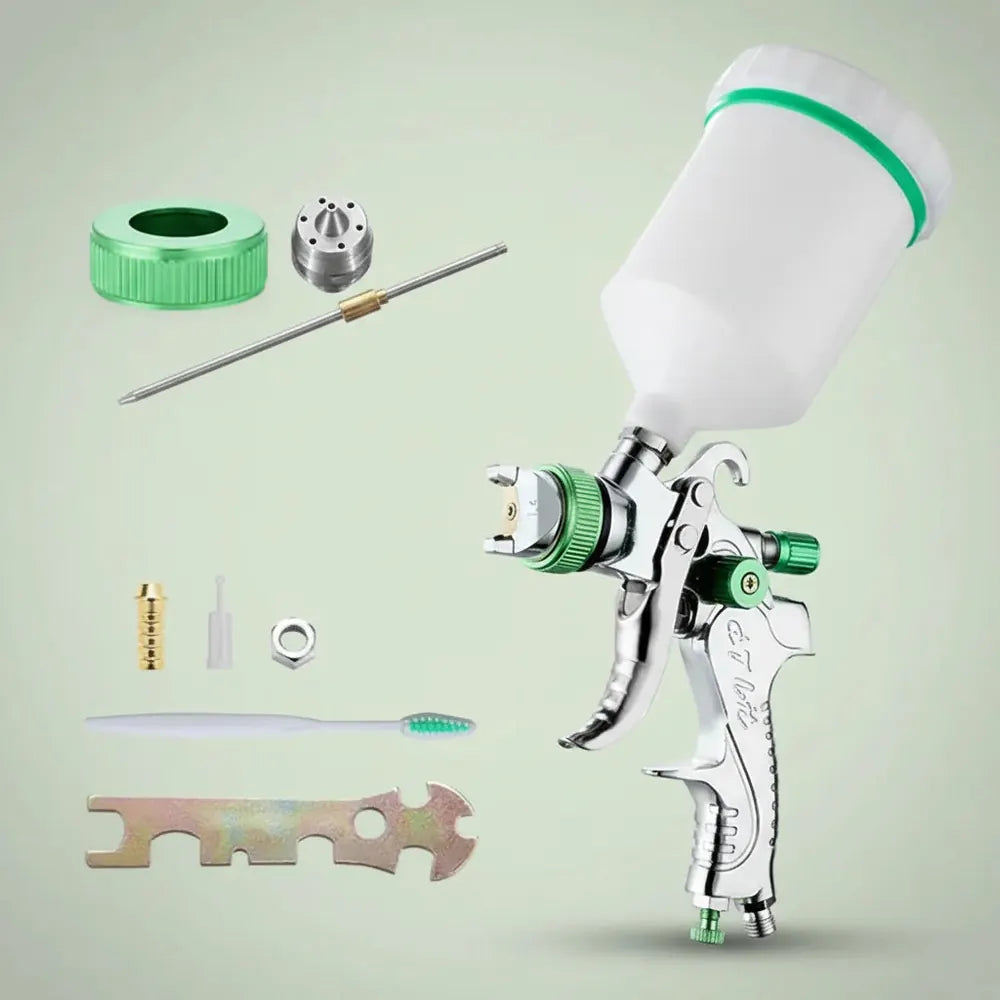 HVLP-Pistolet de Pulvérisation Professionnel, avec Buse en Acier, par Gravité, Portable, pour Peintu