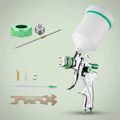 HVLP-Pistolet de Pulvérisation Professionnel, avec Buse en Acier, par Gravité, Portable, pour Peintu