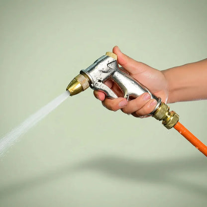 Pistolet à eau haute pression, buse en laiton métallique, pulvérisateur pour tuyau d'arrosage, pour 