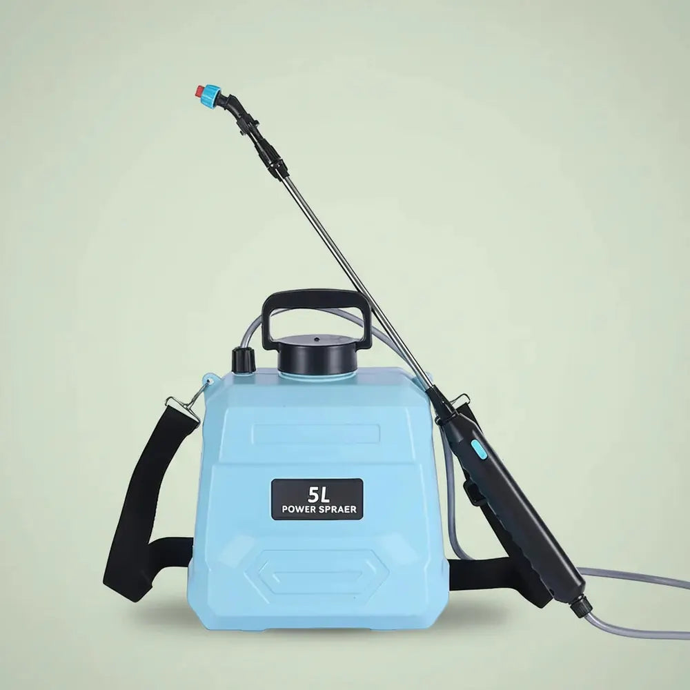 Pulvérisateur de jardin électrique 5L sans fil rechargeable, batterie 1800mAh, pompe à eau réglable 