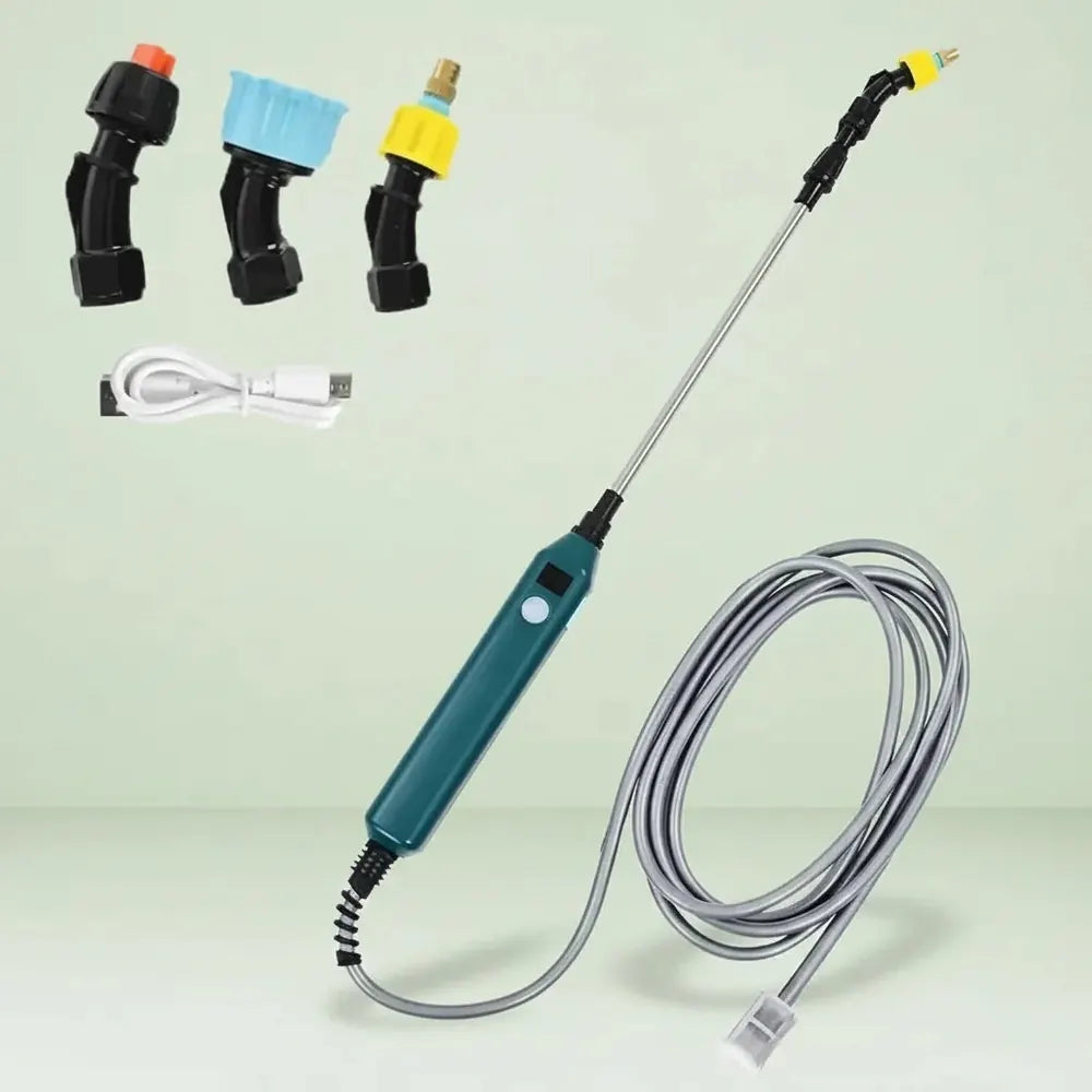 Baguette télescopique portative de pulvérisateur électrique de 2400mAh pour l'arrosage des plantes f