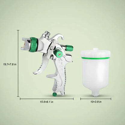 HVLP-Pistolet de Pulvérisation Professionnel, avec Buse en Acier, par Gravité, Portable, pour Peintu