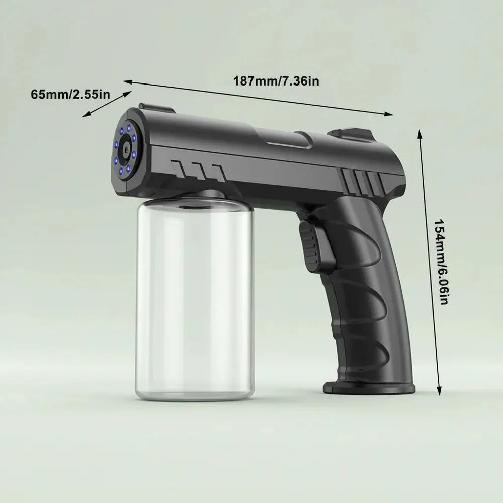 Pulvérisateur de lumière bleue Nano 280ML, pour barbier, après-rasage sans fil, vapeur USB, pistolet