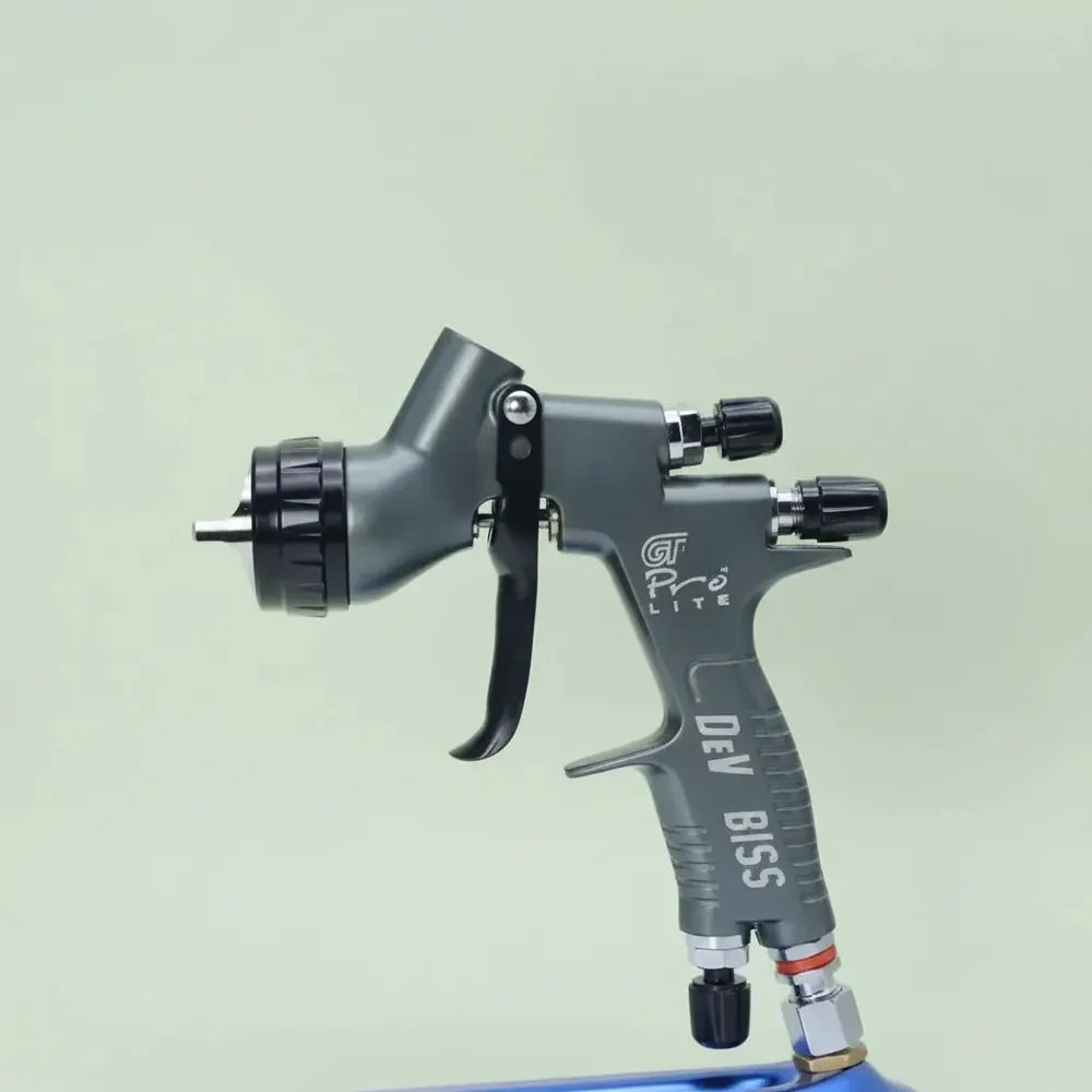 Pistolet de pulvérisation GT Pro LITE, buse de 1,3 mm, gris, pour verre mixte, à base d'eau, adapté 