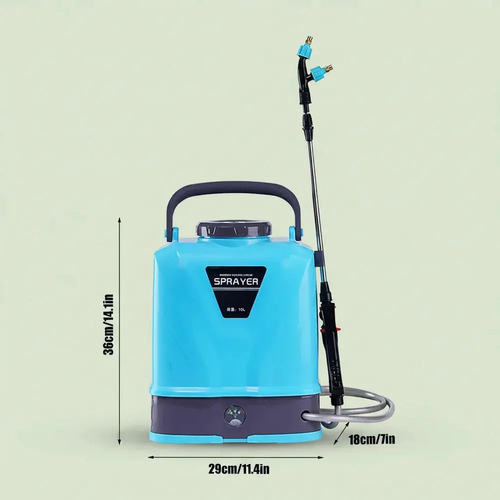 Pulvérisateur à dos rechargeable 10L haute pression avec batterie au lithium, pulvérisateur de pesti