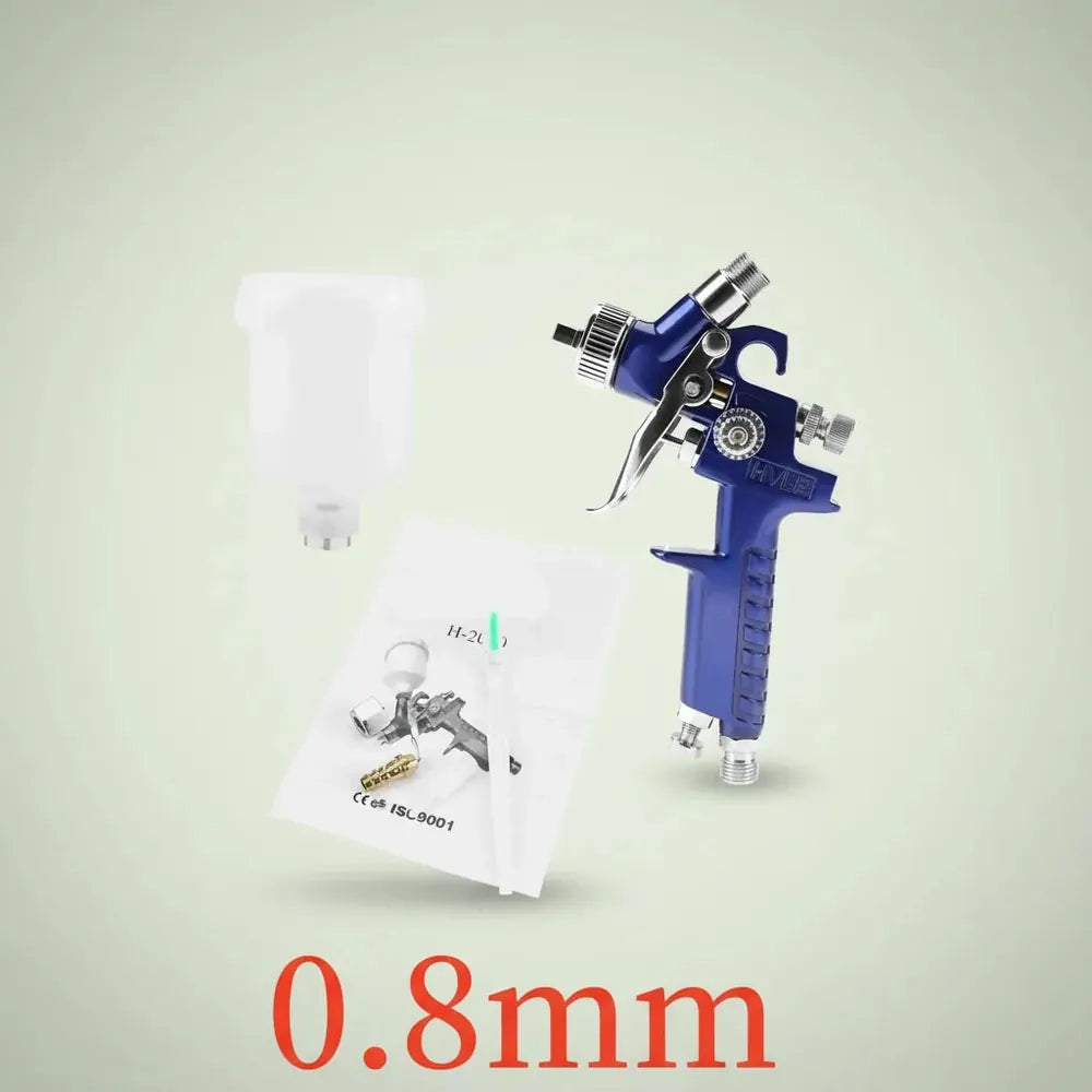 Mini pistolet de pulvérisation pneumatique professionnel, buse 0.8/1.0mm 125ml-pour peinture et répa
