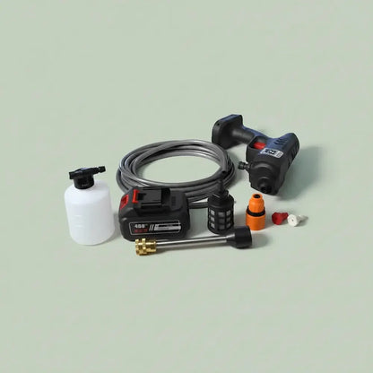 Lave-auto haute pression sans fil 30000mAh, mitrailleuse à eau avec batterie Li-ion, lavage de maint