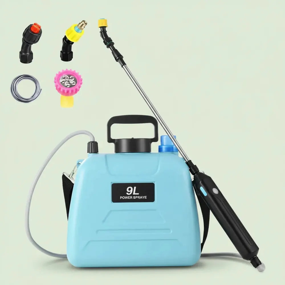 Pulvérisateur à pression 9L, 3 vitesses de pulvérisation, pulvérisateur électrique pour plantes avec