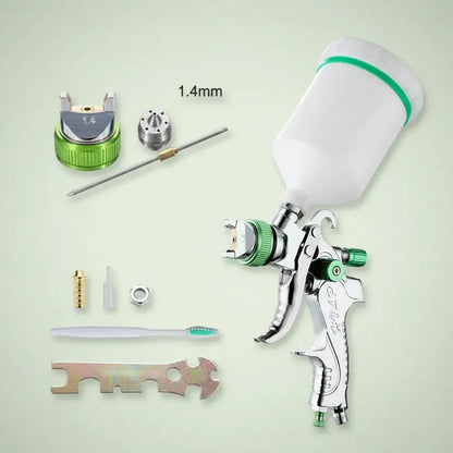 HVLP-Pistolet de Pulvérisation Professionnel, avec Buse en Acier, par Gravité, Portable, pour Peintu