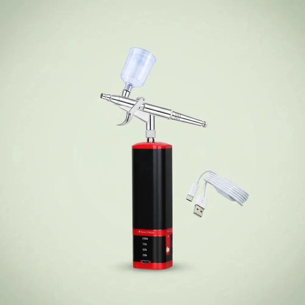 Mini aérographe professionnel Portable avec Kit de compresseur, décoration de gâteaux, tatouages tem