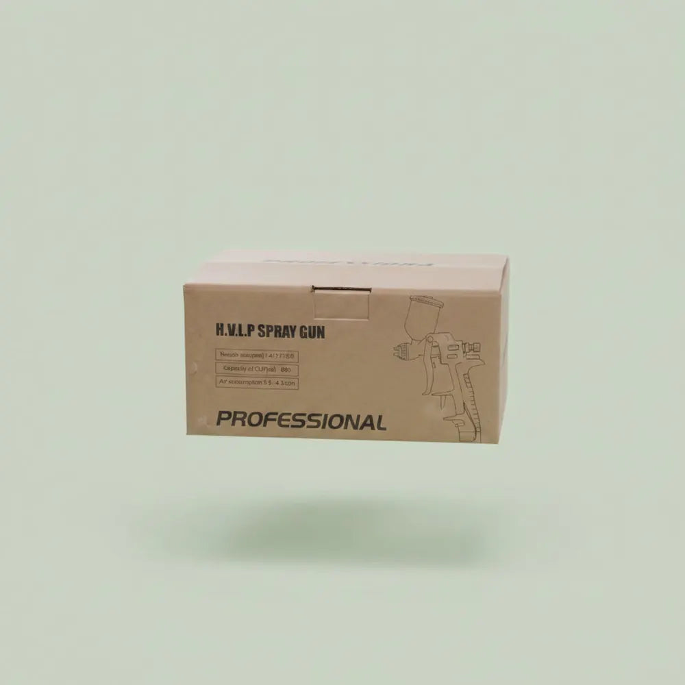 Pistolet de peinture HVLP avec régulateur de pression d'air et valve de contrôle du débit, gobelet e
