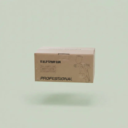 Pistolet de peinture HVLP avec régulateur de pression d'air et valve de contrôle du débit, gobelet e