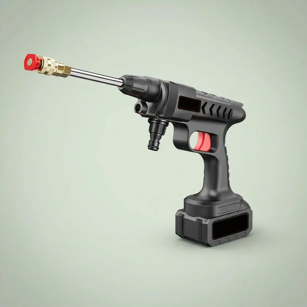 Lave-auto haute pression sans fil 30000mAh, mitrailleuse à eau avec batterie Li-ion, lavage de maint