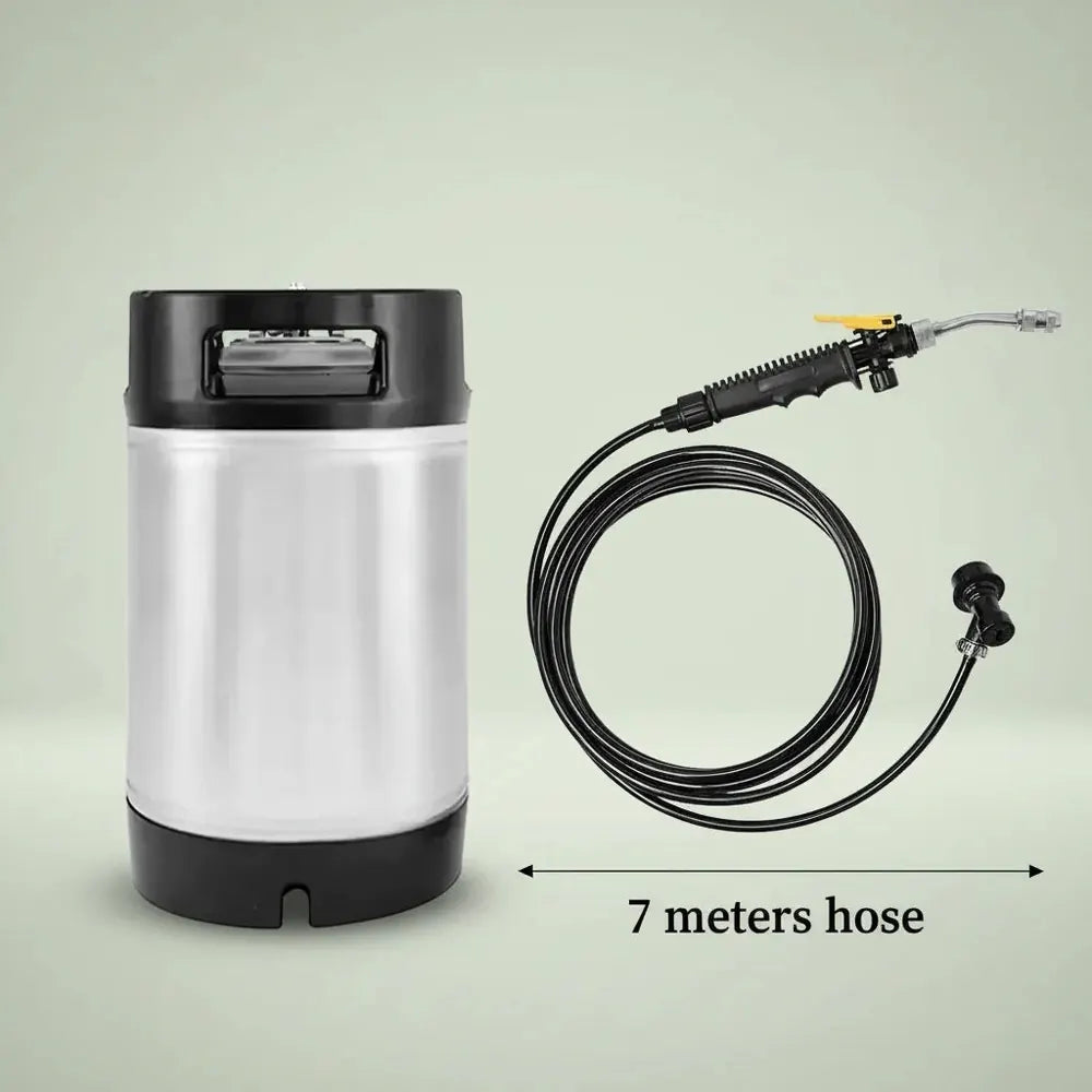 Pulvérisateur à pression portable en acier inoxydable 9,5 L haute pression pour detailing automobile
