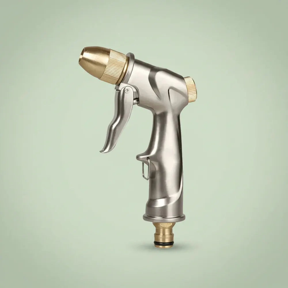 Pistolet à eau haute pression, buse en laiton métallique, pulvérisateur pour tuyau d'arrosage, pour 