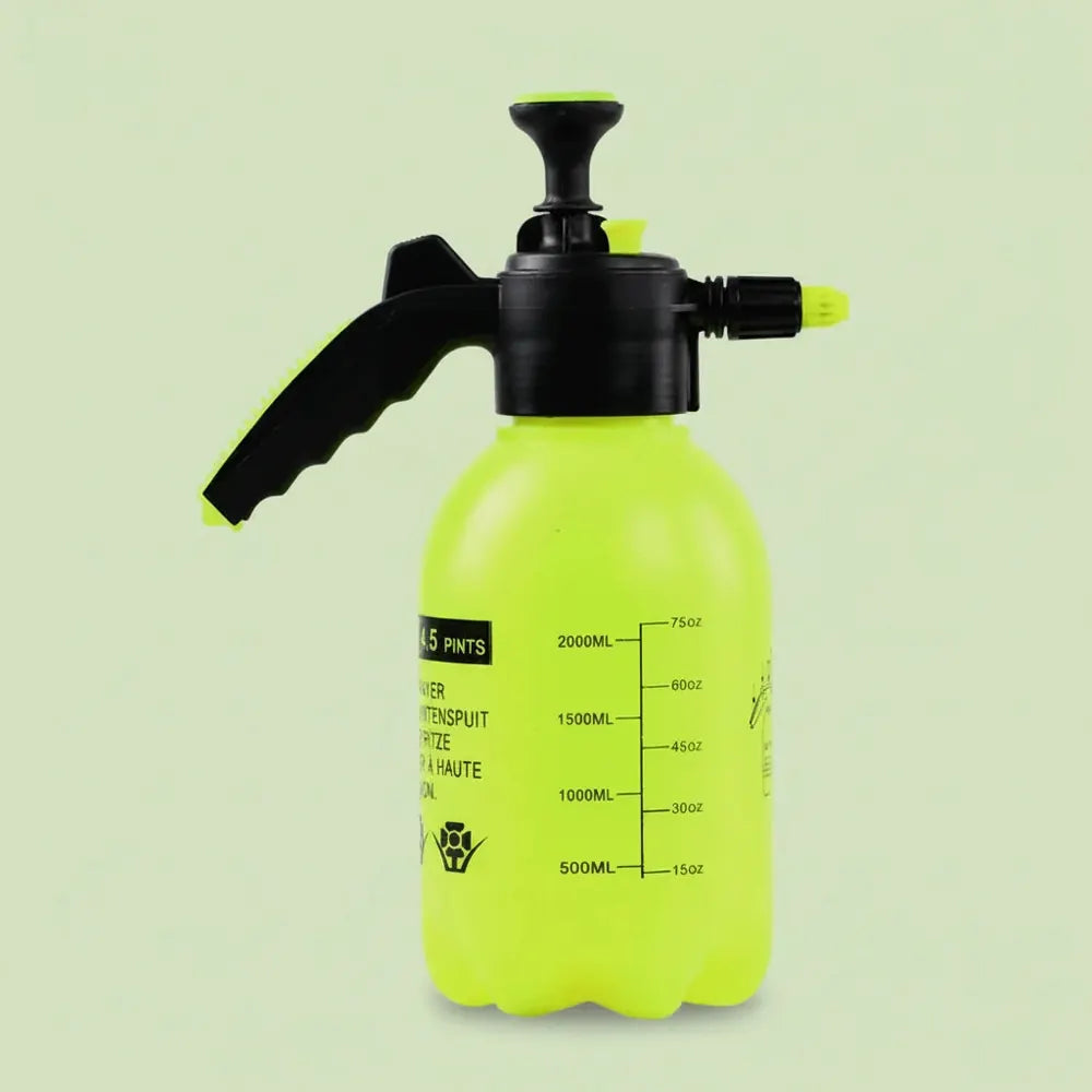Pulvérisateur d'eau à pression manuelle 2L, buse réglable, pulvérisateur de jardin, bouteille de pul