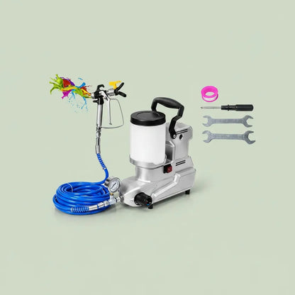 Pistolet pulvérisateur de peinture sans air Podofo 1600W 2,5L/min avec tuyau de 5m, pulvérisateur mu