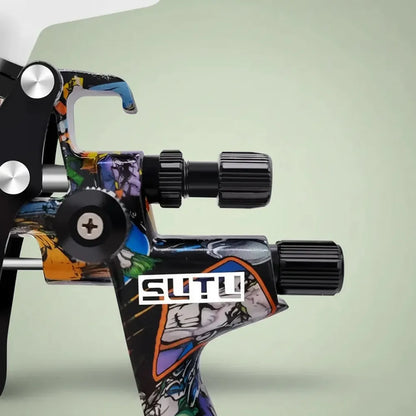 Sutu 5800 pistolet de pulvérisation pneumatique 1.3mm buse de pulvérisation en acier inoxydable Pot 