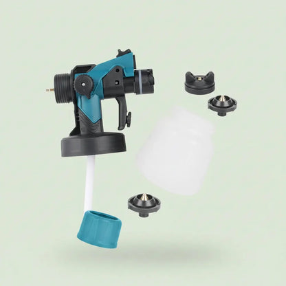 Pistolet à peinture électrique 900 ml, moteur sans balais 850 ml/min, 3 buses, 3 modes de pulvérisat